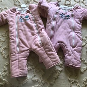 Two magic Merlin sleep suits